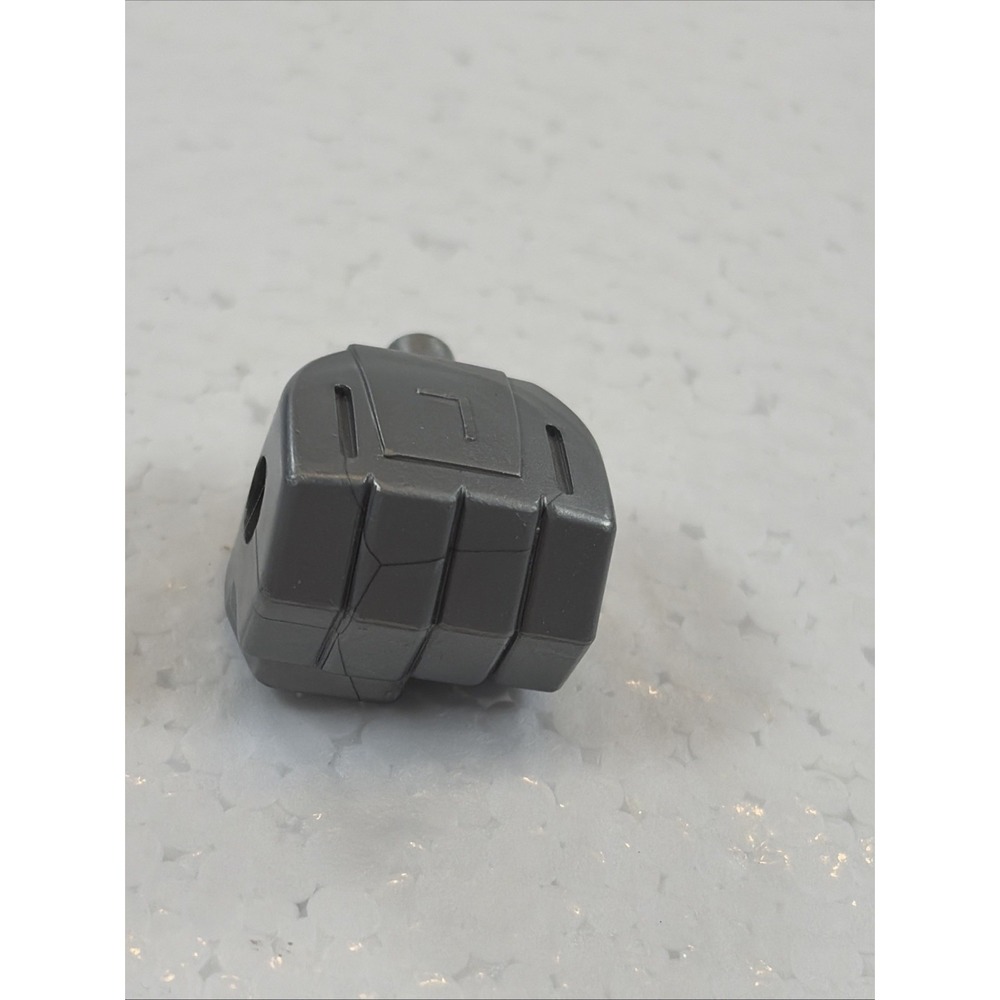 Vtg Transformers G1 Onslaught Left Fist Hand Bruticus Gray Weapon Accessory Part